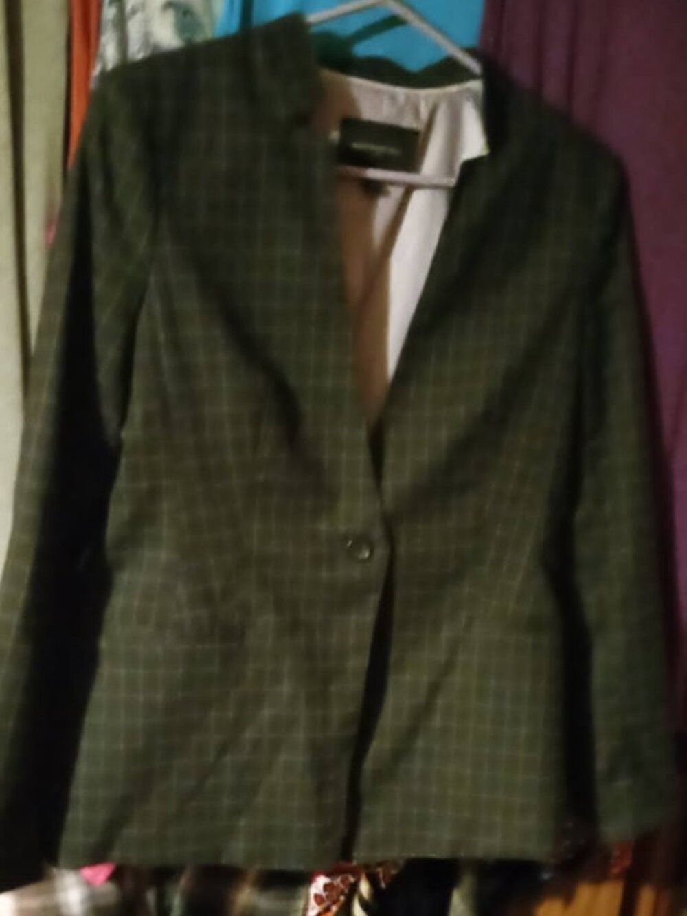 banana republic blazer brushed fabric lined 10